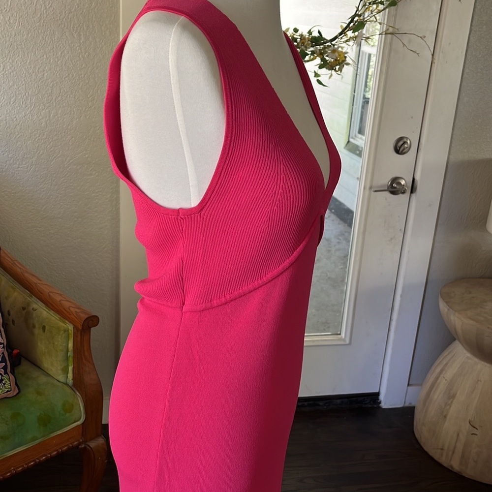 MISA Los Angeles Deep V-Neck Dress - Picture 3 of 4